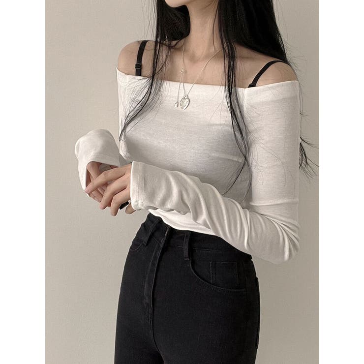 大人っぽい オフショルダー トップス[品番：KH000011961]｜VIVID LADY