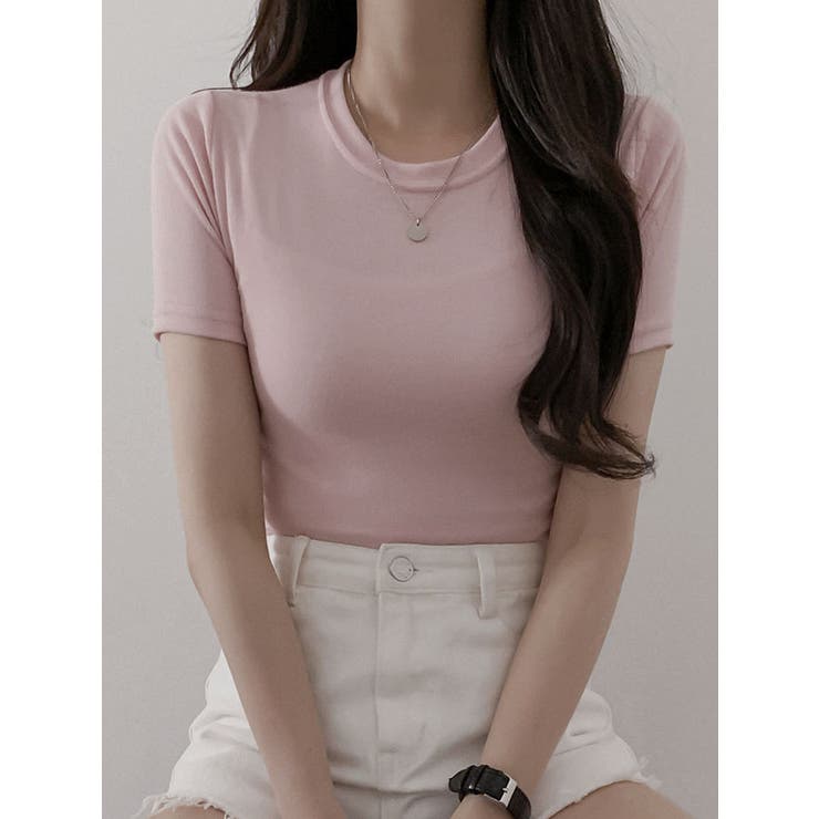 KARTIKA 売れ筋商品|||カルティカ Tシャツ トップス レディース Tops Pink 水着Tシャツ体型カバー半袖シャツ（水着）｜Lace Ladies（レース