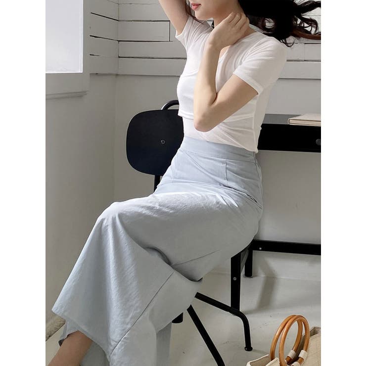 女性らしくラブリーなVネックラップ半袖Tシャツ レディース 半袖 | VIVID LADY | 詳細画像11 