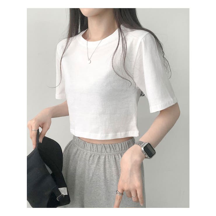 13カラークロップド半袖tシャツ レディース 半袖 | VIVID LADY | 詳細画像12 