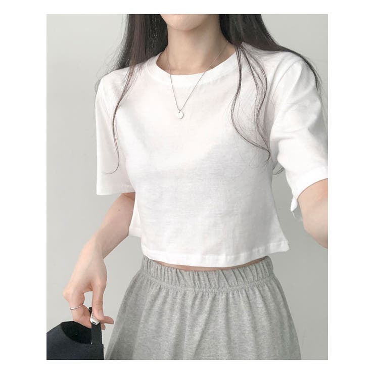 13カラークロップド半袖tシャツ レディース 半袖 | VIVID LADY | 詳細画像13 