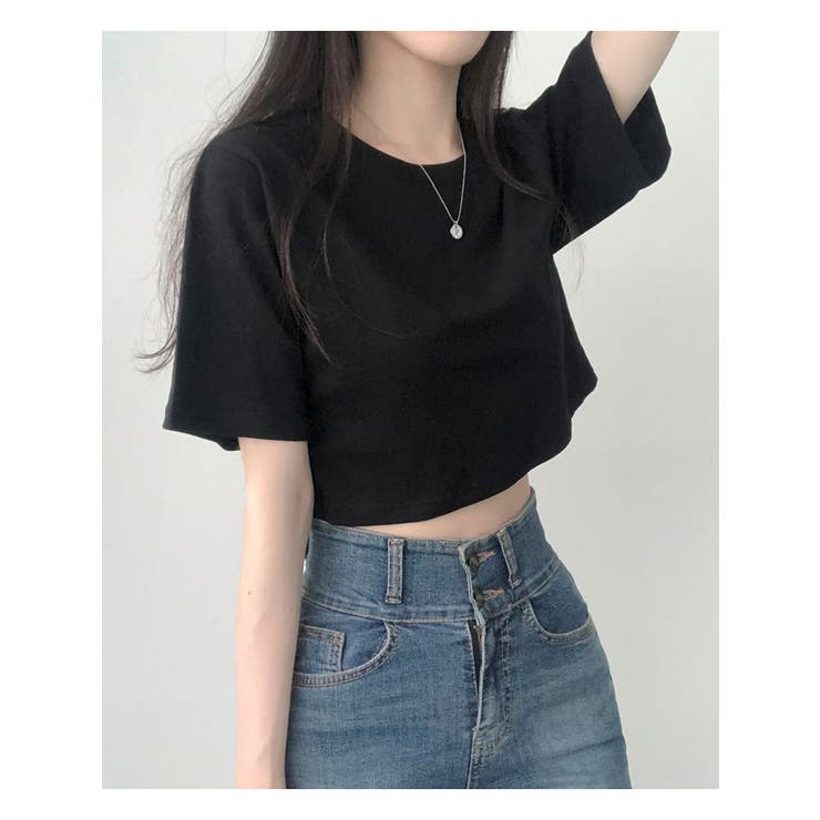 13カラークロップド半袖tシャツ レディース 半袖 | VIVID LADY | 詳細画像14 