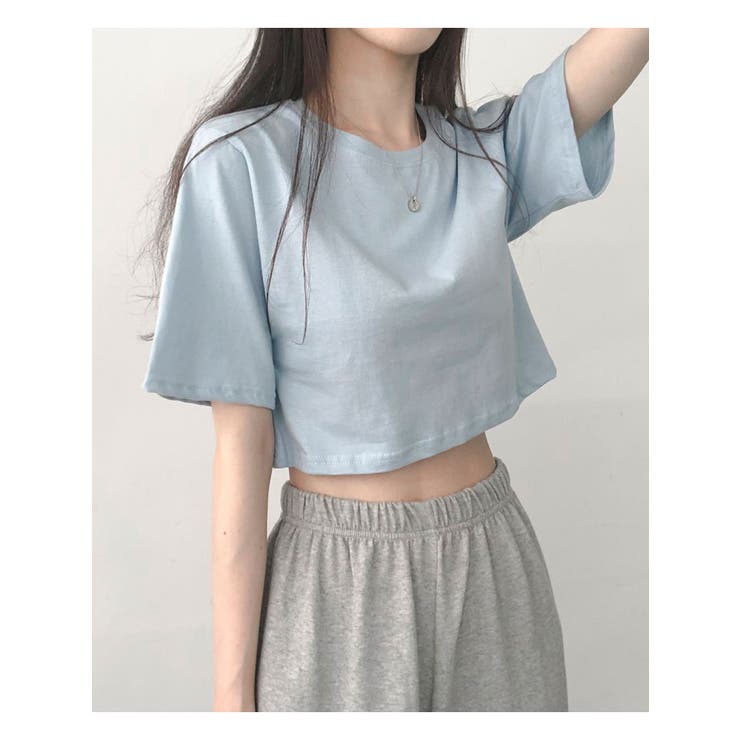 13カラークロップド半袖tシャツ レディース 半袖 | VIVID LADY | 詳細画像16 