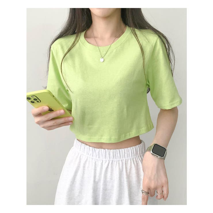 13カラークロップド半袖tシャツ レディース 半袖 | VIVID LADY | 詳細画像22 