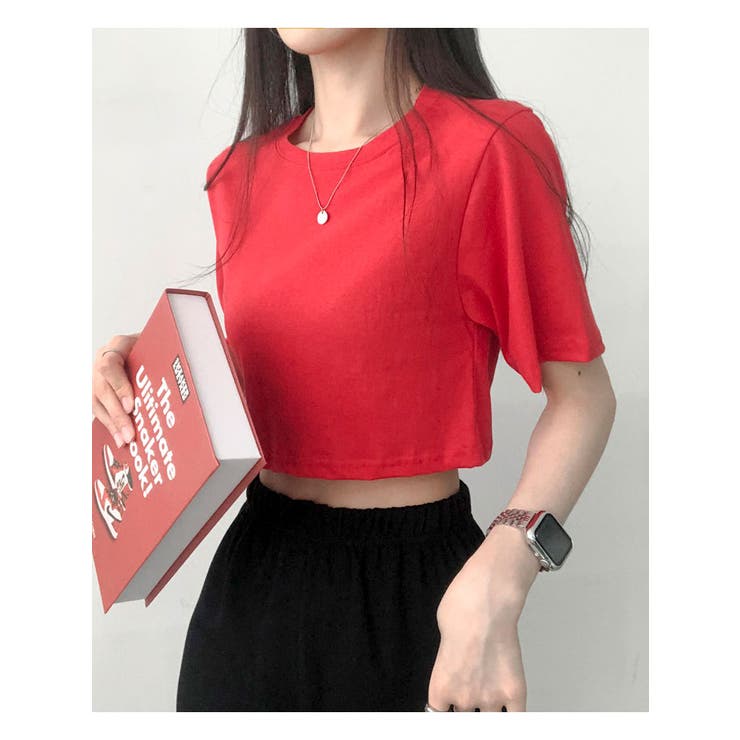13カラークロップド半袖tシャツ レディース 半袖 | VIVID LADY | 詳細画像30 