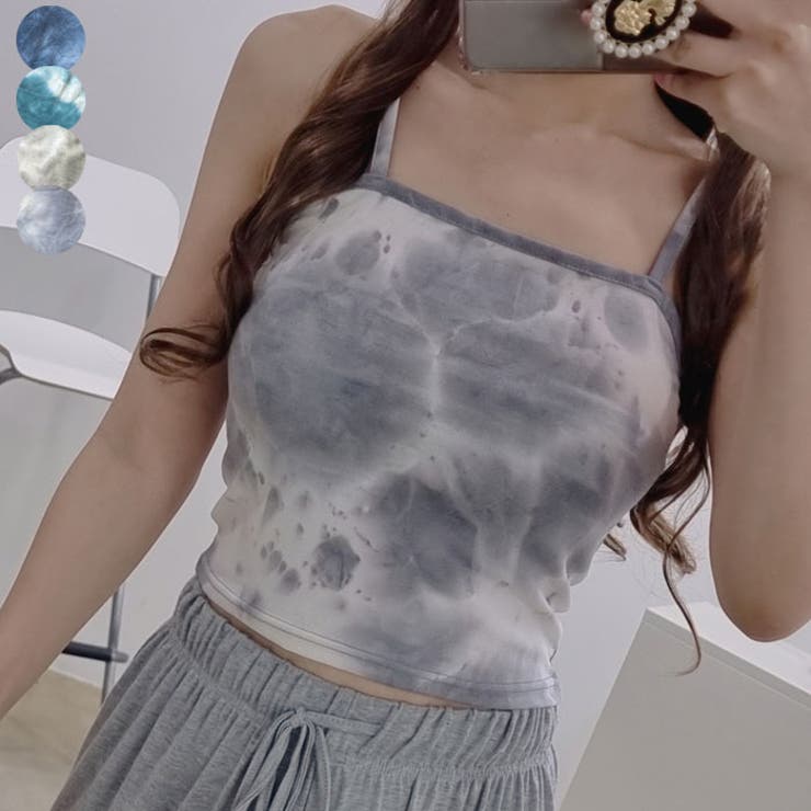 タイダイ柄キャミタンクTシャツ レディース 夏[品番
