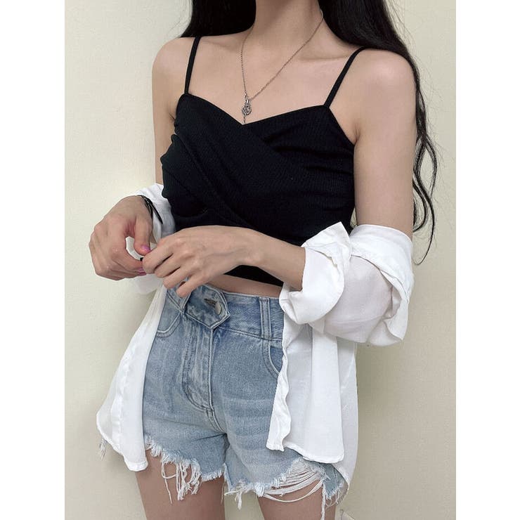 ねじりクロップド丈キャミソールTシャツ 全4色 レディース | VIVID LADY | 詳細画像11 