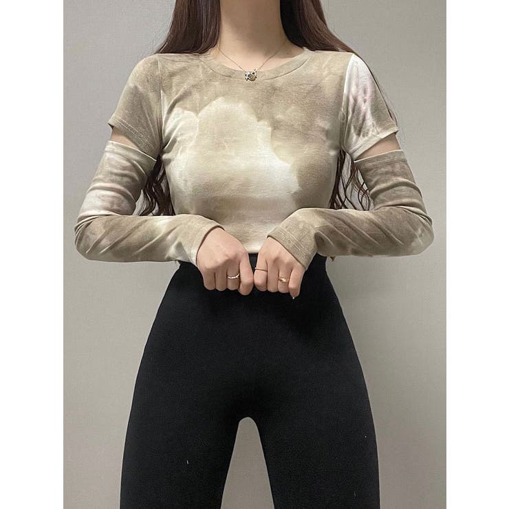 タイダイ柄肩出しTシャツ 全4色 レディース | VIVID LADY | 詳細画像13 