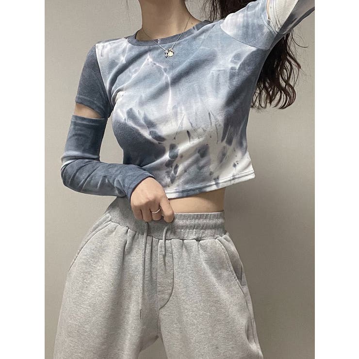 タイダイ柄肩出しTシャツ 全4色 レディース | VIVID LADY | 詳細画像2 