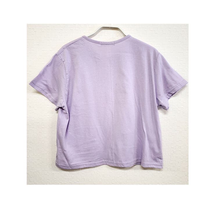 ベーシックな無地ショート丈Tシャツ 半袖 全4色 | VIVID LADY | 詳細画像3 