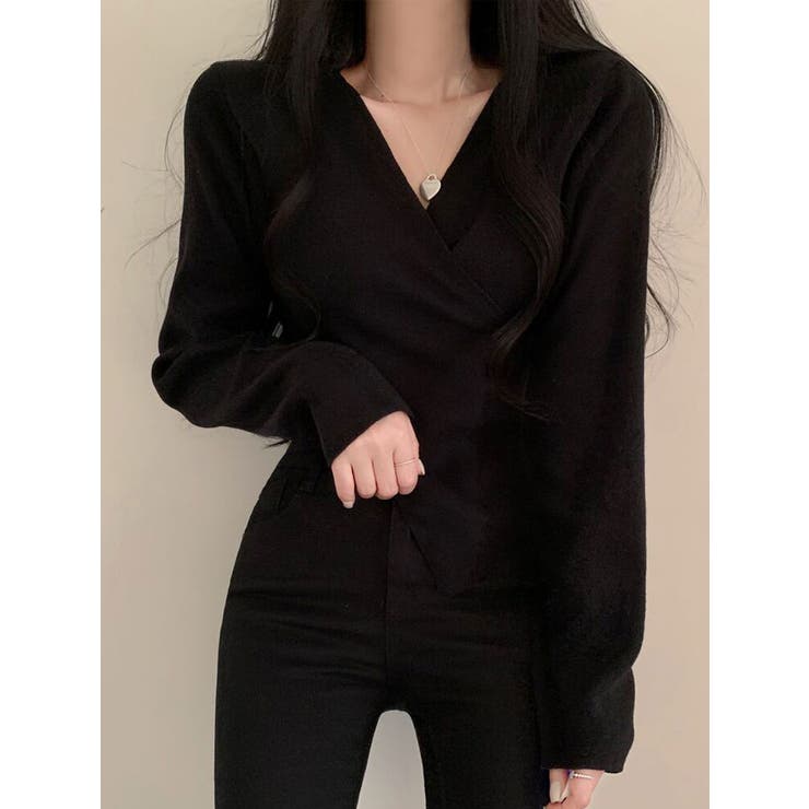 表起毛クロスラップtシャツ 長袖 レディース | VIVID LADY | 詳細画像17 