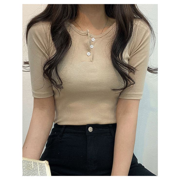ベージュ | tシャツ レディース 半袖 | VIVID LADY