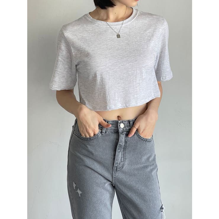 13カラークロップド半袖tシャツ レディース 半袖 | VIVID LADY | 詳細画像7 