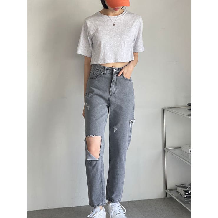 13カラークロップド半袖tシャツ レディース 半袖 | VIVID LADY | 詳細画像8 