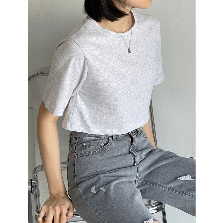 13カラークロップド半袖tシャツ レディース 半袖 | VIVID LADY | 詳細画像3 