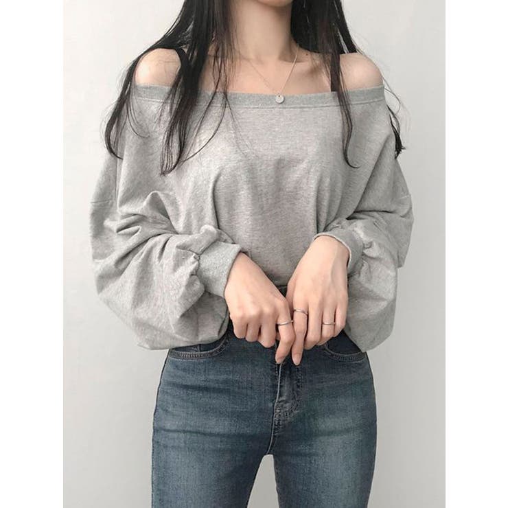 オフショルダートレーナー トップス 長袖 | VIVID LADY | 詳細画像15 