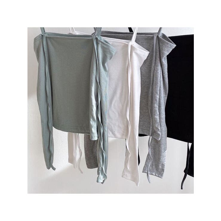 オフショルダーホルターネックスリムtシャツ 長袖 春トップス