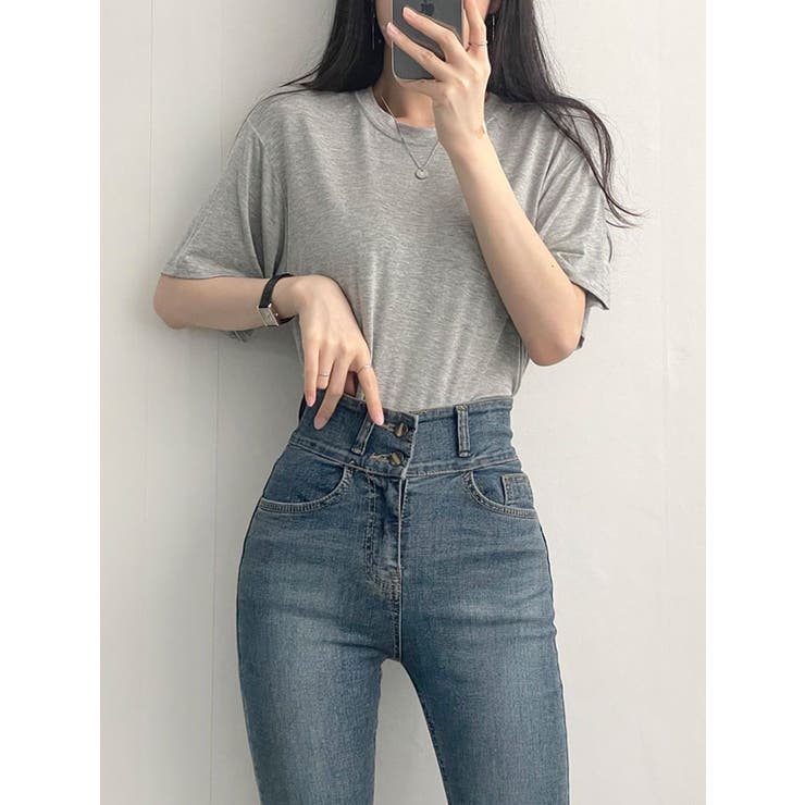 すっきりとしたクルーネックtシャツ レディース 半袖 | VIVID LADY | 詳細画像12 