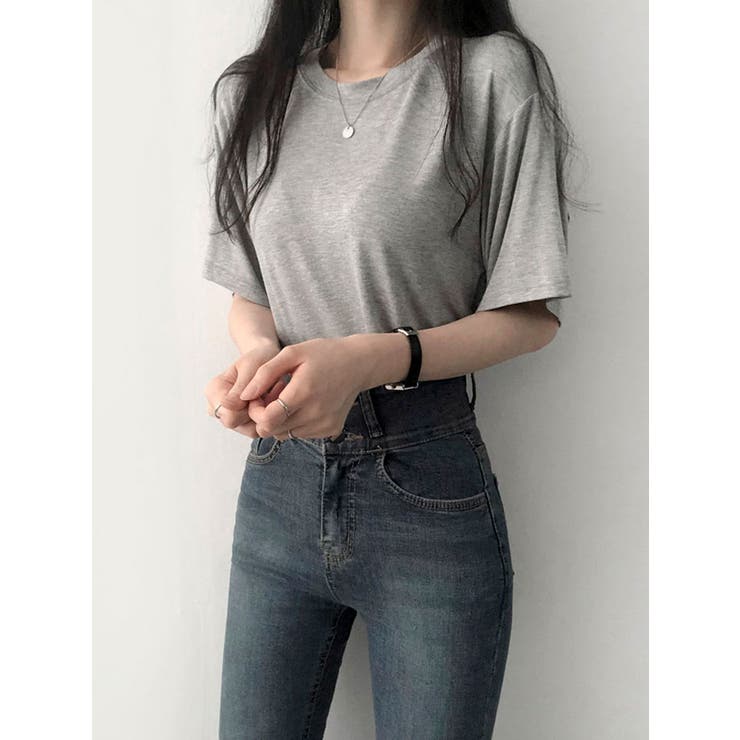 すっきりとしたクルーネックtシャツ レディース 半袖 | VIVID LADY | 詳細画像14 
