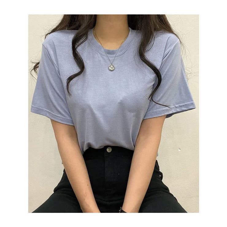 すっきりとしたクルーネックtシャツ レディース 半袖 | VIVID LADY | 詳細画像15 