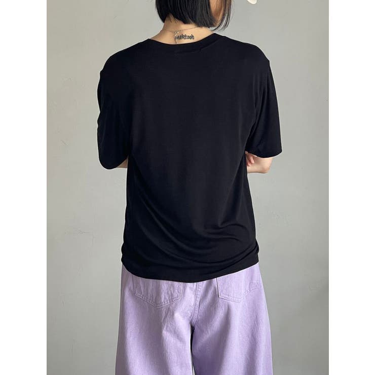 すっきりとしたクルーネックtシャツ レディース 半袖 | VIVID LADY | 詳細画像4 