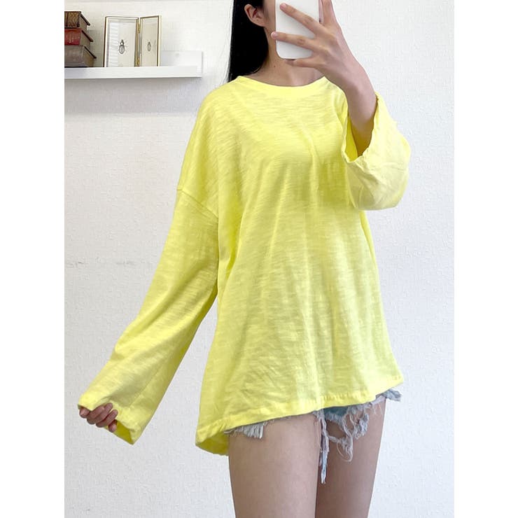 オーバーフィットtシャツ 長袖 全8色 | VIVID LADY | 詳細画像28 
