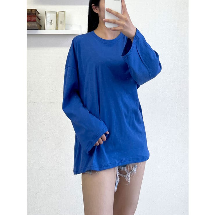 オーバーフィットtシャツ 長袖 全8色 | VIVID LADY | 詳細画像32 