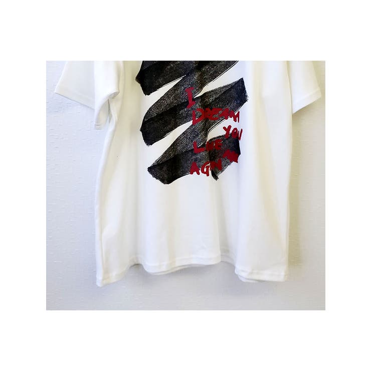 オーバーフィットロゴ入りtシャツ 半袖 Y2K[品番：KH000013825