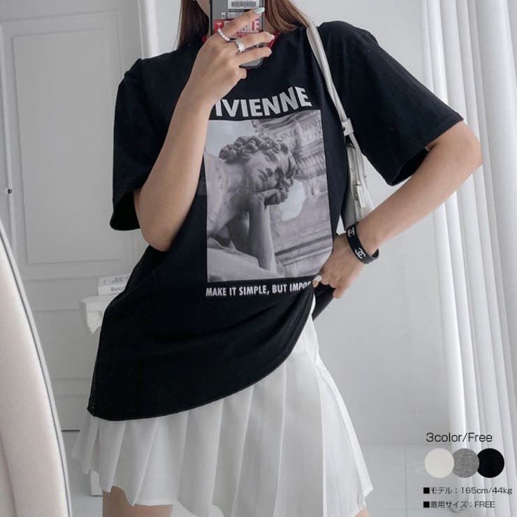 プリントTシャツ半袖 レディース 夏 | VIVID LADY | 詳細画像1 