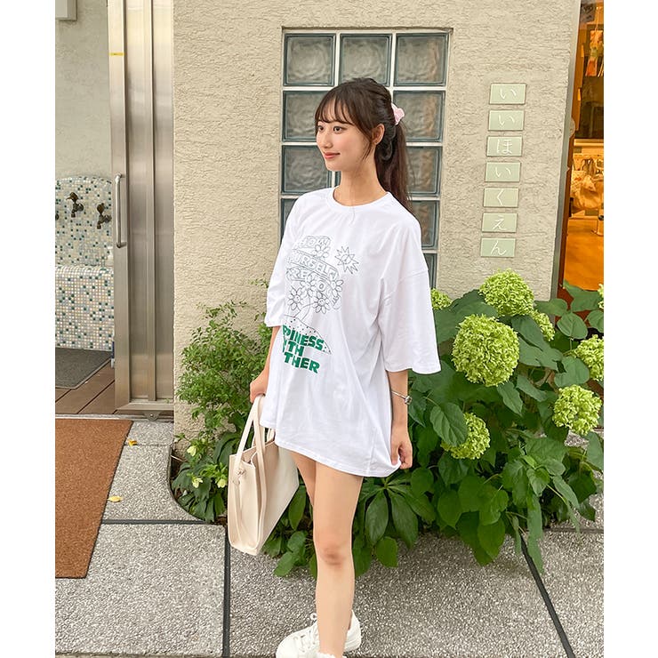 ロゴ入れtシャツ半袖 トップス夏 ロゴt | VIVID LADY | 詳細画像17 