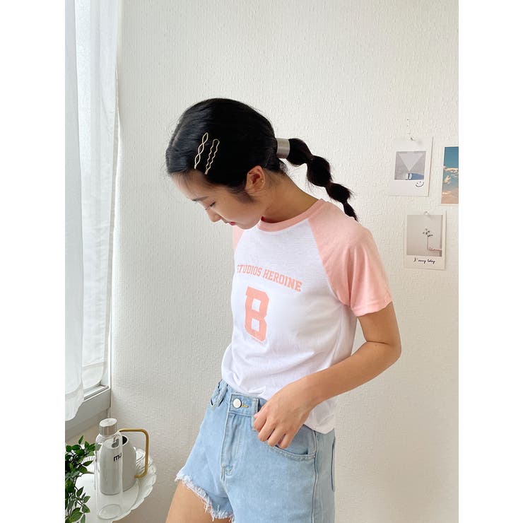 ロゴ入れtシャツ半袖 トップス夏 ロゴt | VIVID LADY | 詳細画像21 