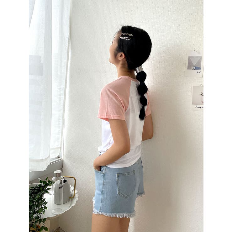 ロゴ入れtシャツ半袖 トップス夏 ロゴt | VIVID LADY | 詳細画像22 