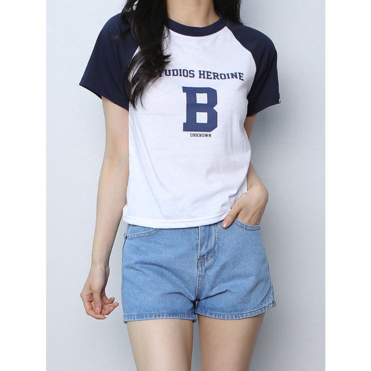 ロゴ入れtシャツ半袖 トップス夏 ロゴt | VIVID LADY | 詳細画像2 