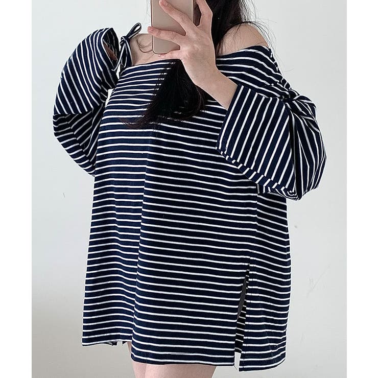 オフショルダー カットソー Tシャツ | VIVID LADY | 詳細画像16 