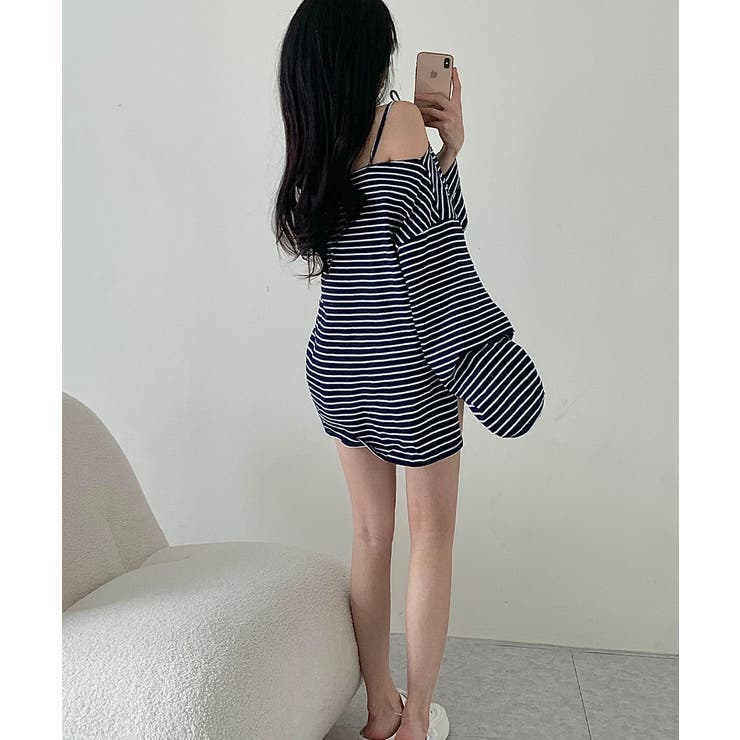 オフショルダー カットソー Tシャツ | VIVID LADY | 詳細画像18 