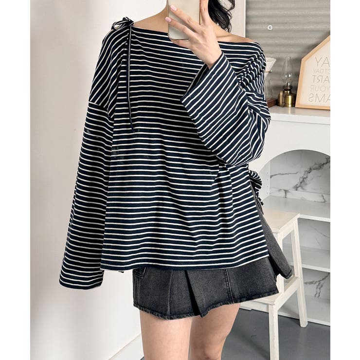 オフショルダー カットソー Tシャツ | VIVID LADY | 詳細画像21 