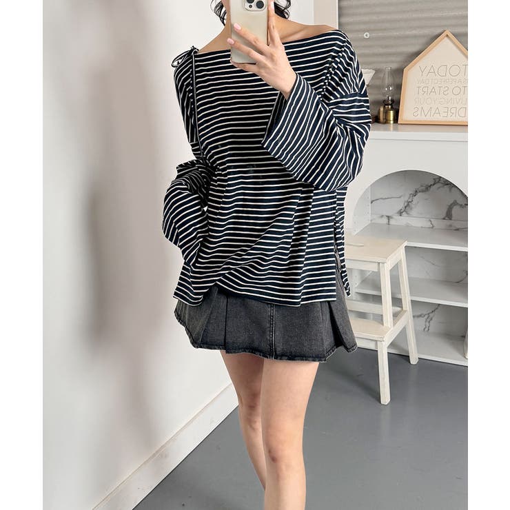 オフショルダー カットソー Tシャツ | VIVID LADY | 詳細画像22 