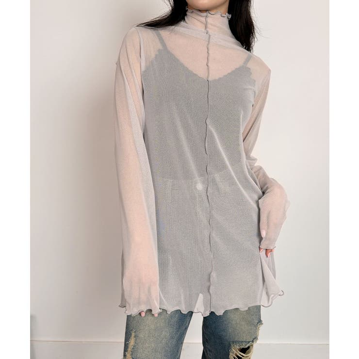 シアーインナートップス メローハイネックシアートップス シースルー | VIVID LADY | 詳細画像18 