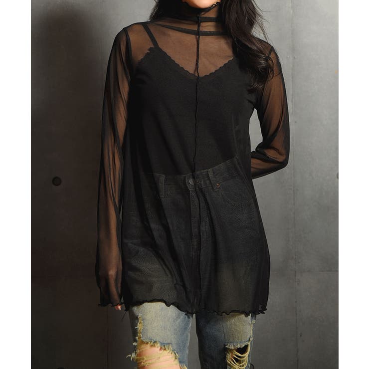 シアーインナートップス メローハイネックシアートップス シースルー | VIVID LADY | 詳細画像24 