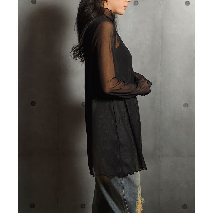 シアーインナートップス メローハイネックシアートップス シースルー | VIVID LADY | 詳細画像25 