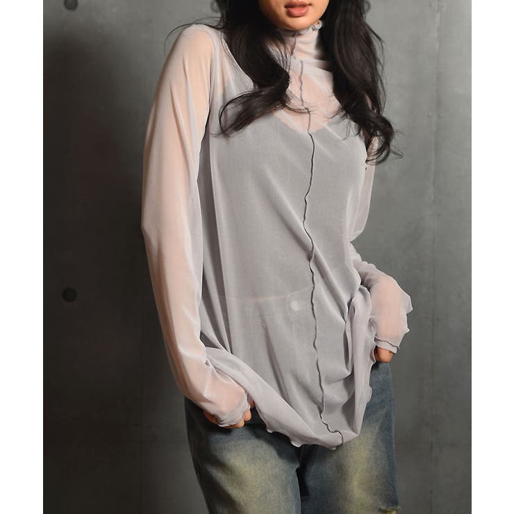 シアーインナートップス メローハイネックシアートップス シースルー | VIVID LADY | 詳細画像9 