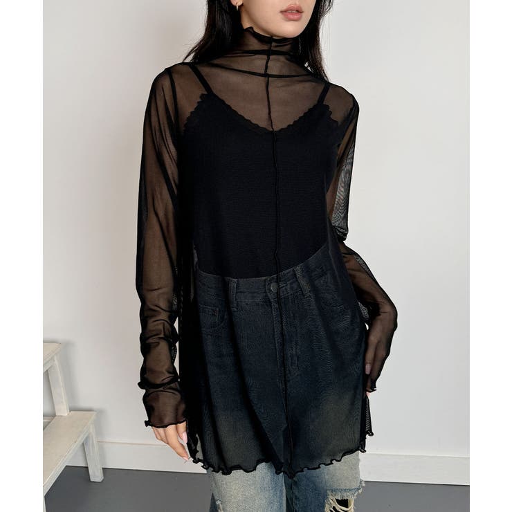 シアーインナートップス メローハイネックシアートップス シースルー | VIVID LADY | 詳細画像28 