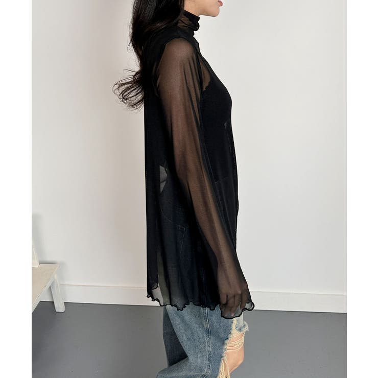 シアーインナートップス メローハイネックシアートップス シースルー | VIVID LADY | 詳細画像31 