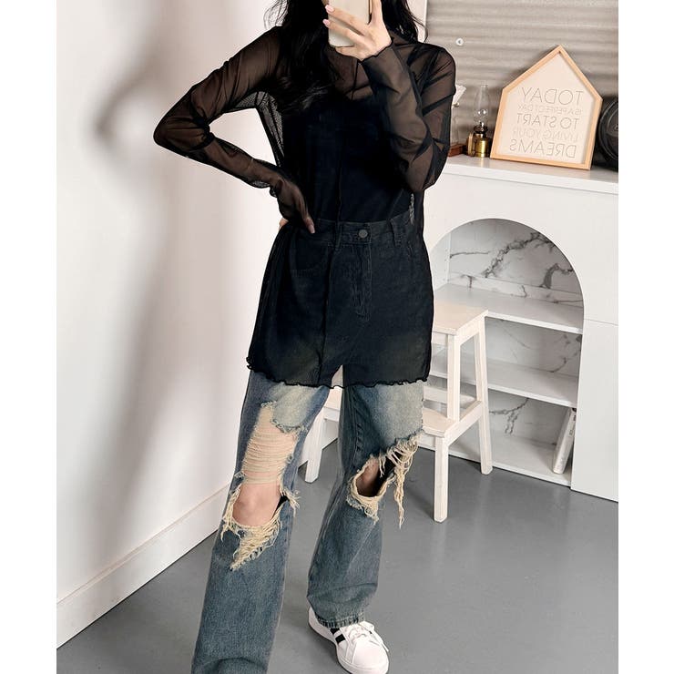 シアーインナートップス メローハイネックシアートップス シースルー | VIVID LADY | 詳細画像35 