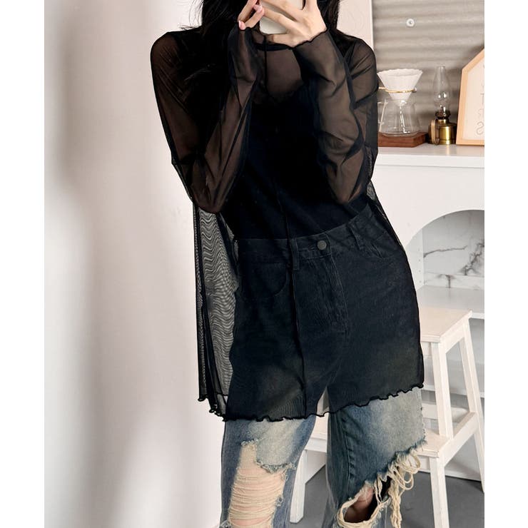 シアーインナートップス メローハイネックシアートップス シースルー | VIVID LADY | 詳細画像36 