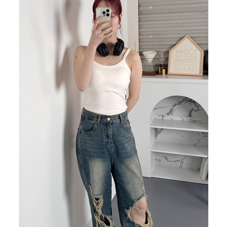 見せインナー キャミソール 胸カップ付き | VIVID LADY | 詳細画像22 