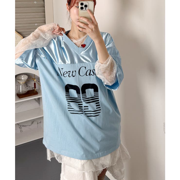 ナンバリング シャイニー ホッケーTシャツ[品番：KH000015459
