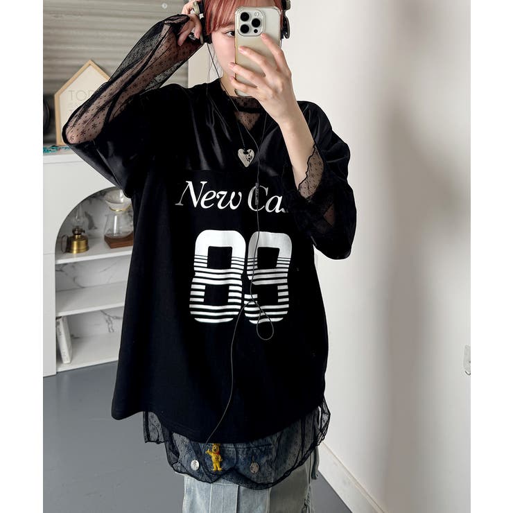 【今日の超目玉】 ナンバリング ホッケーTシャツ[品番：KH000015459 シャイニー トップス