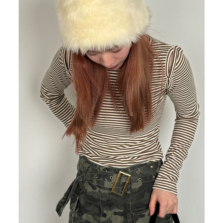 オープンショルダー Tシャツ 肩出しTシャツ | VIVID LADY | 詳細画像27 