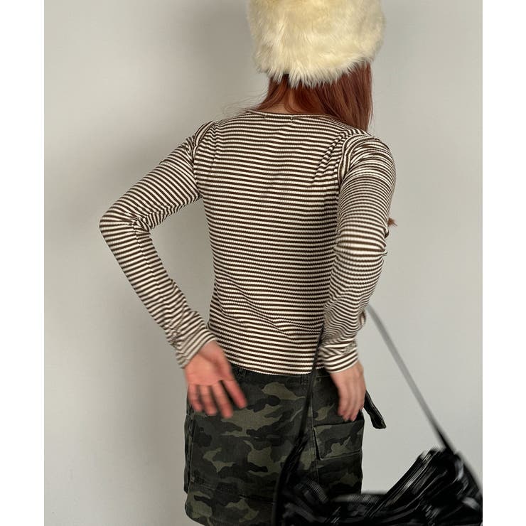 オープンショルダー Tシャツ 肩出しTシャツ | VIVID LADY | 詳細画像28 